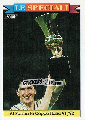 Sticker Al Parma la Coppa Italia 91/92