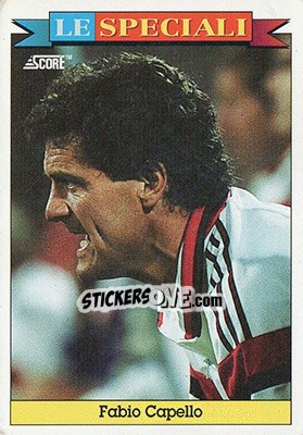 Sticker Capello - Italian League 1993 - Score