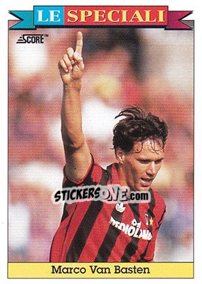 Cromo Van Basten - Italian League 1993 - Score