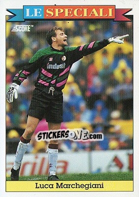 Figurina Marchegiani - Italian League 1993 - Score