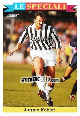 Cromo Kohler - Italian League 1993 n. 7 - Score