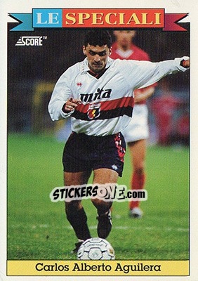 Sticker Aguilera - Italian League 1993 n. 8 - Score