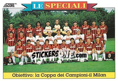 Cromo Obiettivo: La Coppa dei Campioni Milan