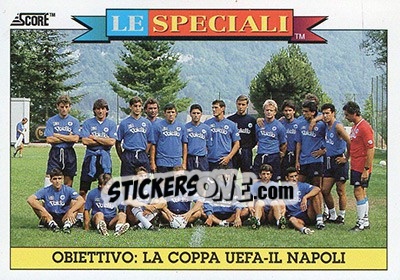 Cromo Obiettivo: La Coopa Uefa-Il Napoli - Italian League 1993 - Score