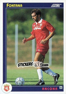 Cromo Fontana - Italian League 1993 n. 21 - Score