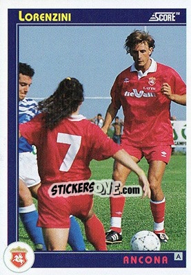 Sticker Larenzini - Italian League 1993 n. 22 - Score