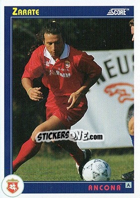 Sticker Zarate - Italian League 1993 - Score