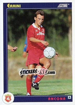 Sticker Ermini - Italian League 1993 n. 27 - Score