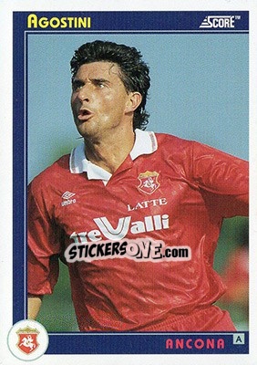 Sticker Agostini - Italian League 1993 n. 28 - Score