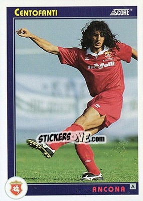 Figurina Centofanti - Italian League 1993 - Score