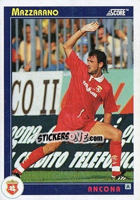 Sticker Mazzarano - Italian League 1993 - Score