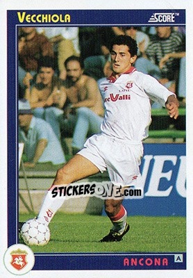 Sticker Vechiola - Italian League 1993 n. 34 - Score
