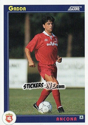 Sticker Gadda - Italian League 1993 - Score
