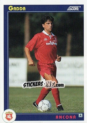 Sticker Gadda - Italian League 1993 n. 36 - Score