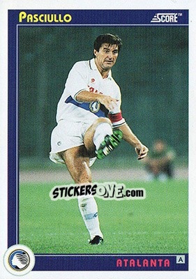 Sticker Pasciullo - Italian League 1993 n. 40 - Score