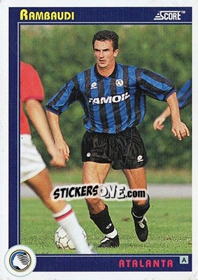 Sticker Rambaudi - Italian League 1993 n. 44 - Score