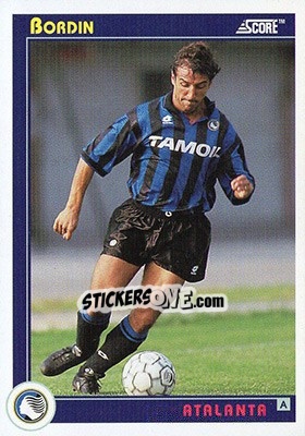 Sticker Bordin - Italian League 1993 n. 45 - Score