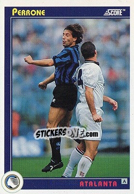Figurina Perrone - Italian League 1993 - Score
