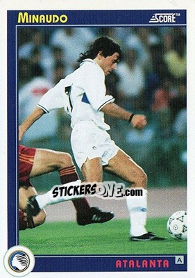 Figurina Minaudo - Italian League 1993 - Score