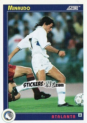 Cromo Minaudo - Italian League 1993 n. 47 - Score