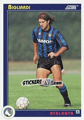 Figurina Bigliardi - Italian League 1993 - Score