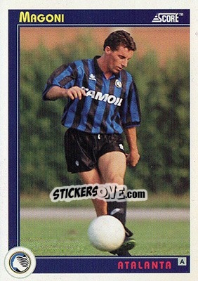 Figurina Magoni - Italian League 1993 n. 52 - Score