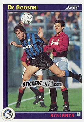 Cromo De Agostini - Italian League 1993 - Score