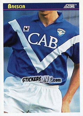 Sticker Brescia - Italian League 1993 - Score