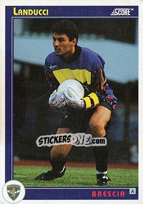 Sticker Landucci - Italian League 1993 - Score