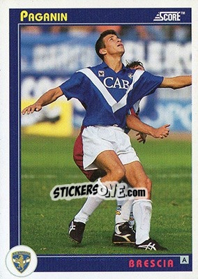 Sticker Paganin - Italian League 1993 n. 57 - Score