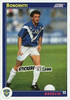 Sticker Bonometti - Italian League 1993 - Score