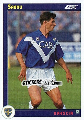 Sticker Sabau - Italian League 1993 - Score