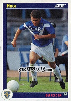Sticker Hagi - Italian League 1993 - Score