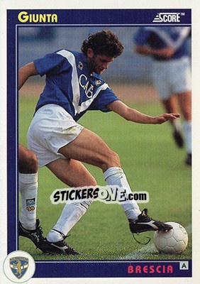 Sticker Giunta - Italian League 1993 n. 66 - Score