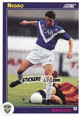 Sticker Negro - Italian League 1993 - Score