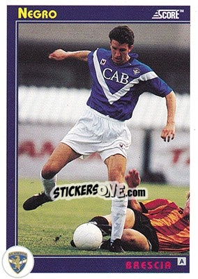 Sticker Negro - Italian League 1993 n. 68 - Score
