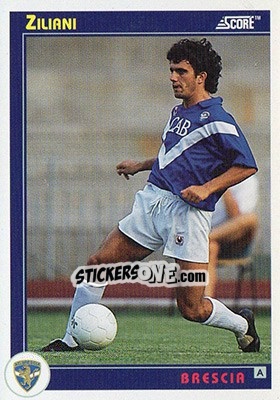 Sticker Ziliani - Italian League 1993 n. 69 - Score
