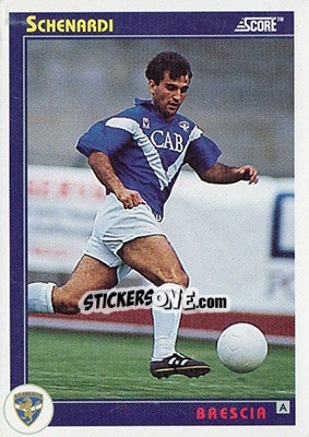 Sticker Schenardi - Italian League 1993 n. 70 - Score