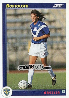 Sticker Bortolotti - Italian League 1993 n. 72 - Score