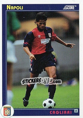 Sticker Napoli - Italian League 1993 n. 75 - Score