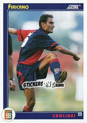 Sticker Firicano - Italian League 1993 - Score