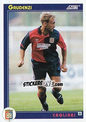 Cromo Gaudenzi - Italian League 1993 n. 81 - Score