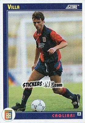 Sticker Villa - Italian League 1993 n. 86 - Score