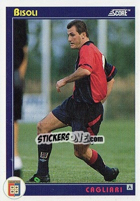 Sticker Bisoli - Italian League 1993 n. 87 - Score