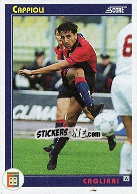 Sticker Cappioli - Italian League 1993 n. 88 - Score