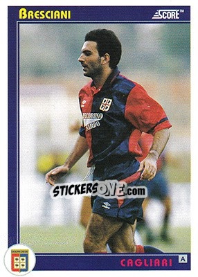 Cromo Breciani - Italian League 1993 - Score