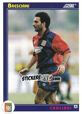 Sticker Breciani - Italian League 1993 n. 89 - Score