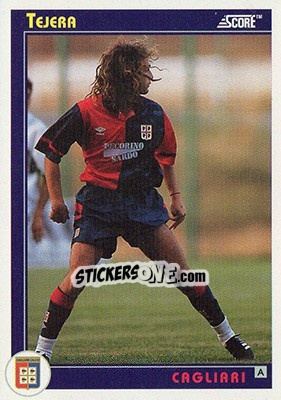 Figurina Tejera - Italian League 1993 - Score