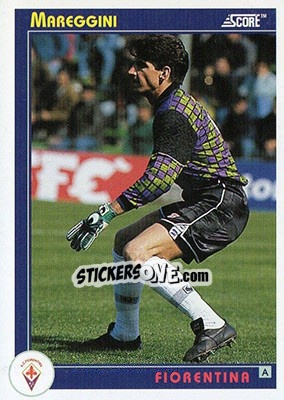 Sticker Mareggini - Italian League 1993 n. 92 - Score