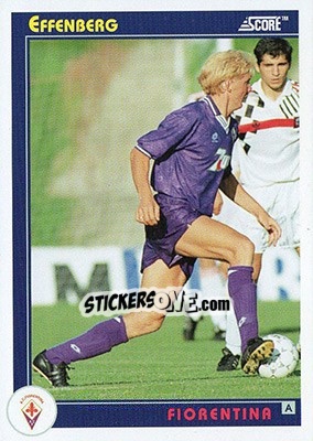 Sticker Effenberg - Italian League 1993 n. 98 - Score